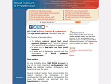 Tablet Screenshot of blood-pressure-hypertension.com